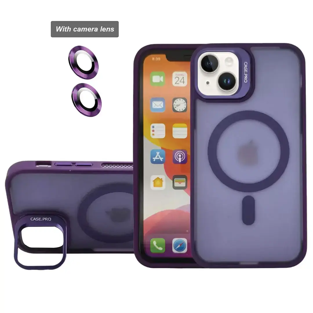 iPhone 15 MagSafe Smoke Camera Stand Dark Purple